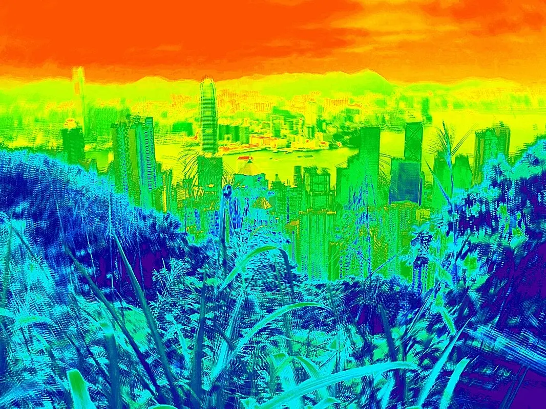 Picture Yourself - The obligatory psychedelic image
[Base photograph taken in Hong Kong]